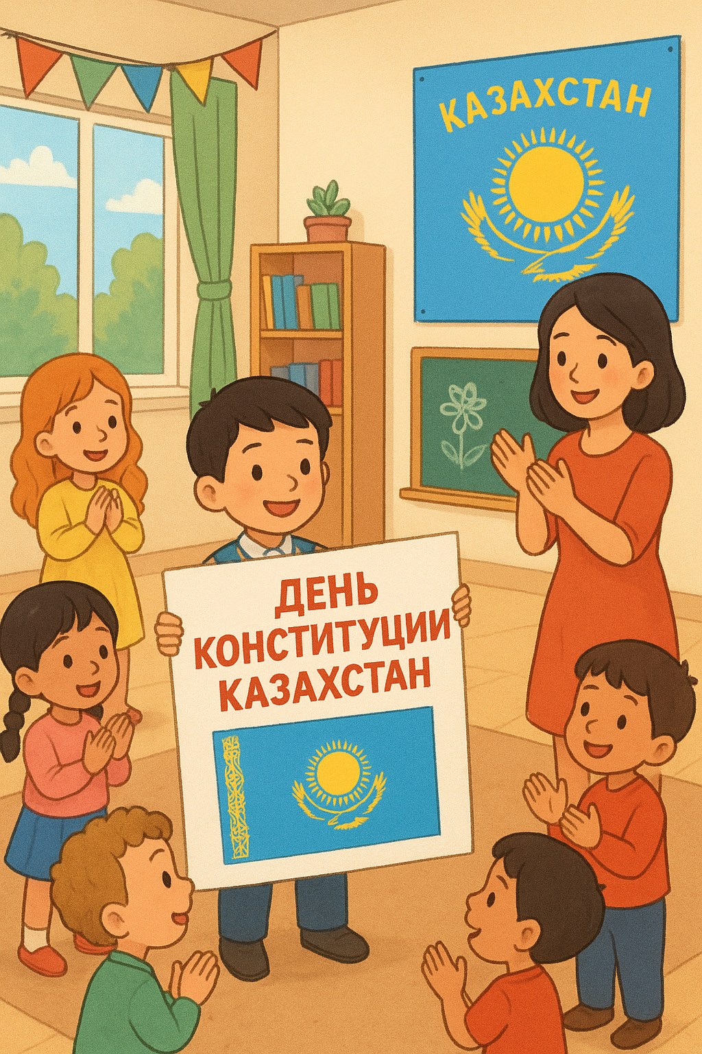 Тематическая ОД ко Дню Конституции Республики Казахстан